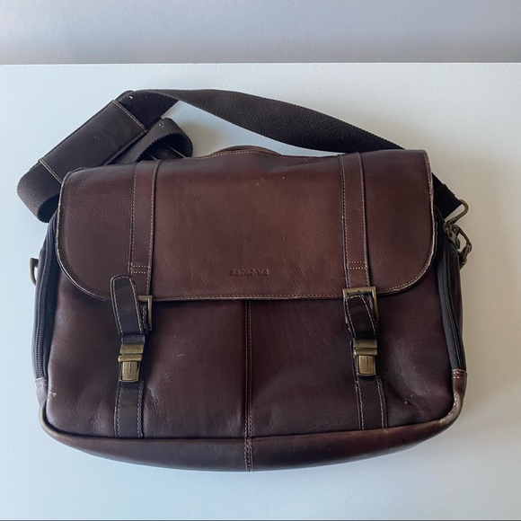 Samsonite Bags Samsonite Brown Leather Business Laptop Briefcase